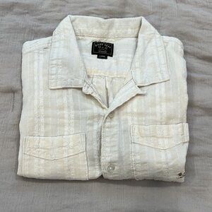 Dark Seas Large Men's Cream Shirt